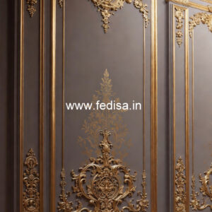 Hallway Wall Design Traditional American False Ceiling Design No-5728