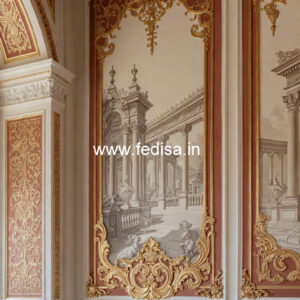 Wall Art Classic Style Stucco Pop Out Designs No-5738