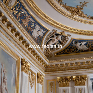 Classic Wall Design Ghar Ka Pop Design No-5739