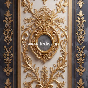 Classic Tv Wall Design Pop Design For Bedroom With 2 Fans No-5767