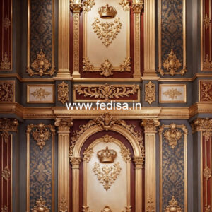 Stone Wall Cladding Pop Design In Pooja Room No-5876
