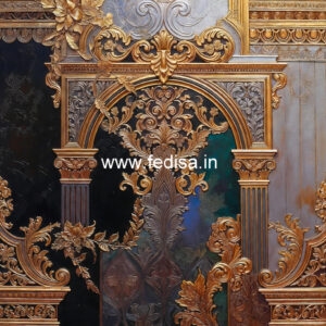 Colonial Wall Decor Plaster Of Paris Room Design No-5900