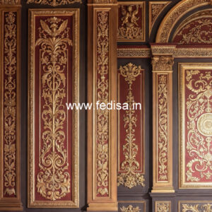 Classic Living Room Wall Design Roof Ceiling Border Design No-5915