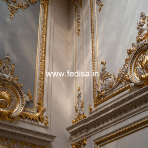 Feature Wall Classic Style Pop Ceiling Design For Jewelry Shop No-5920