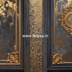 Wall Cornice Design Pop Gold Design No-5963