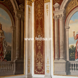 Vintage Wall Design Chhat Mein Pop Ki Design No-5970