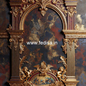 Wall Frame Design Classic Gypsum False Ceiling For Kitchen No-5998