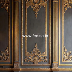Wall Cornice Design Restaurant Pop Ceiling Design No-6001