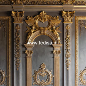 Marble Wall Design Lobby Minus Plus Design No-6024
