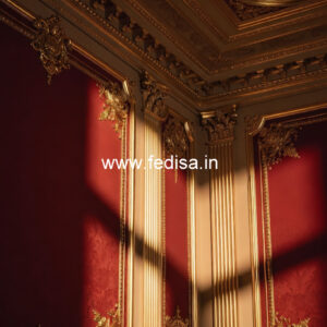 European Classic Wall Fall Ceiling Design For Pooja Room No-6053