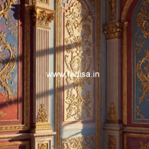 Victorian Wall Design Latest Pop Color Design No-6089