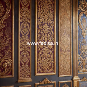 Wallpaper Classic Design Pop Plus Minus Bedroom Design No-6103