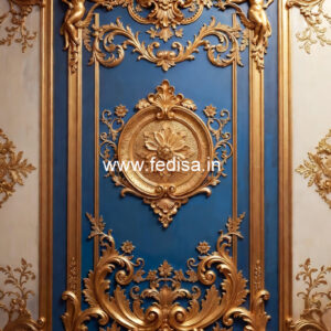 Vintage Wall Design False Ceiling For Rectangular Room No-6122