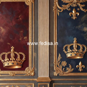 Heritage Wall Style Ceiling Design With Putty No-6169