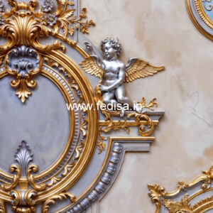 Carved Wall Panels Pop Ceiling Flower Color No-6189