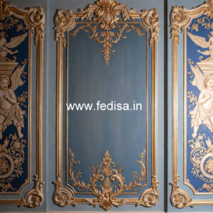 Wall Cornice Design Pop Without Ceiling Design No-6191
