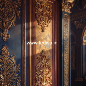 Heritage Wall Style Pvc False Ceiling For Bedroom No-6283