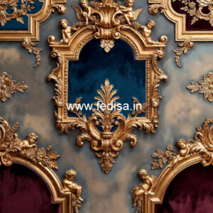 Antique Wall Design Bethak Ceiling Design No-6286