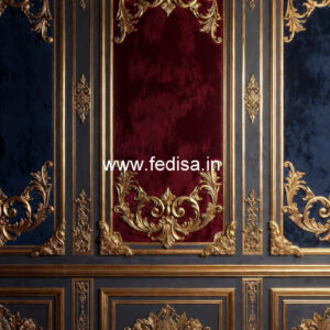 Textured Wall Finish Plus Minus Design For Drawing Room No-6291