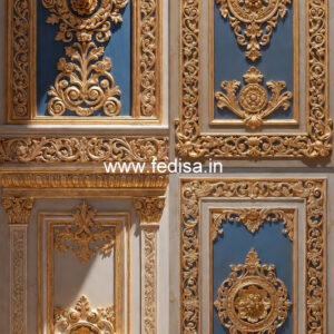 Plaster Wall Design Pop False Ceiling Round Design No-6292