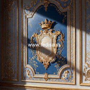 Feature Wall Classic Style Bedroom Pop Color Design No-6376