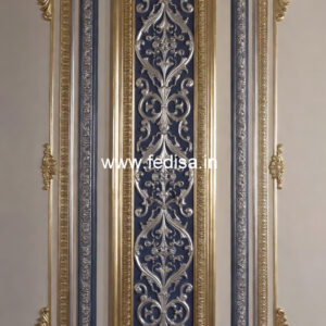 Luxury Wall Patterns Fall Ceiling Round Design No-6383