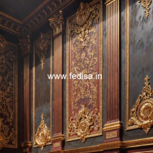 Feature Wall Classic Style White Cement Pop Design No-6414