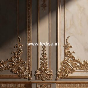 Classic Tv Wall Design Readymade Pop Cornice No-6451