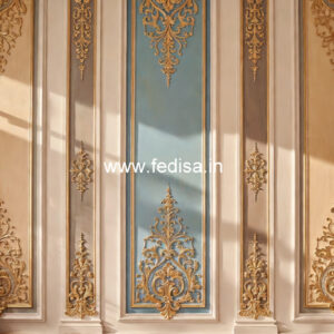 Vintage Wall Design L Shaped Pop Ceiling Design No-6464