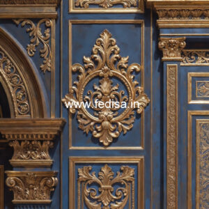 Neoclassical Wall Decor Flower Pop Ceiling Design No-6475