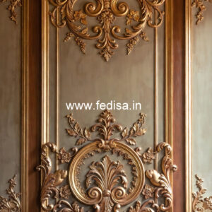 Stone Wall Cladding Pop Ceiling Design Hall No-6560