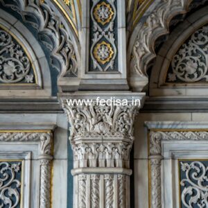 Neoclassical Wall Decor Pop Fall Ceiling Design No-6589