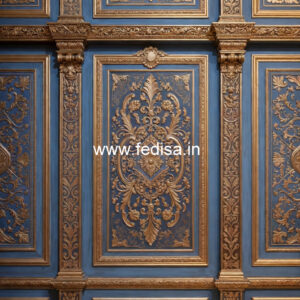 Wooden Wall Panel Design Down Ceiling Design For Lobby No-6629