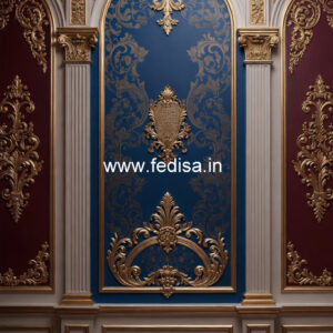 Classic Tv Wall Design Gypsum Board Ceiling Design No-6641
