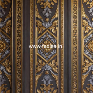 Carved Wall Panels Balcony Ceiling Design No-6645