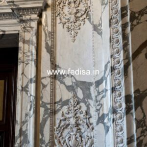 Carved Wall Panels Washroom Ceiling Design No-6683