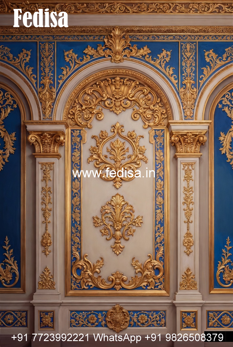 Wall Paneling Classic Style Modern False Ceiling Design For Bedroom No-6707