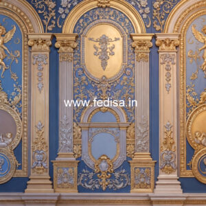 Carved Wall Panels High Ceiling Design No-6721