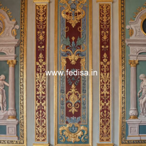 Baroque Wall Design Stretch Ceiling Design No-6854