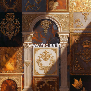 Textured Wall Finish Fall Ceiling Design For Living Room No-6861