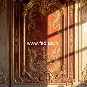 Dining Room Wall Design Classic L Shape False Ceiling Design No-6867