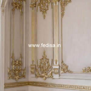 Textured Wall Finish Bedroom Modern Pop Plus Minus Design No-6899