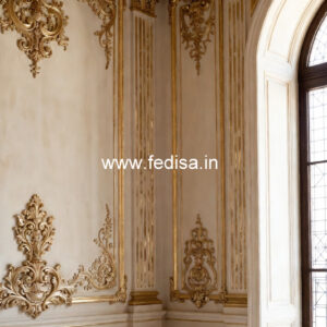 Wallpaper Classic Design Double Height Ceiling Design No-6939