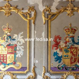 Feature Wall Classic Style Latest False Ceiling Design For Bedroom No-6946