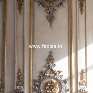 Luxury Wall Design Simple Ceiling Cement Plaster Design No-6959