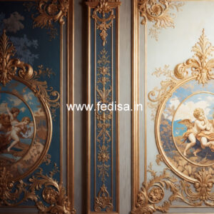 Luxury Wall Design False Ceiling Pvc Design No-6997