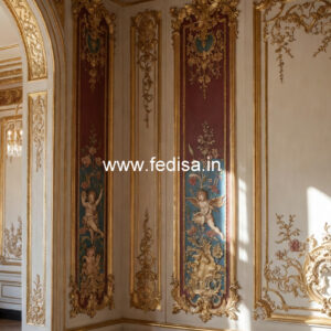 Wall Paneling Classic Style Latest Plus Minus Pop Design For Lobby No-7011