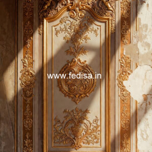 Classic Living Room Wall Design False Ceiling Border Design No-7017