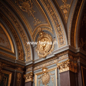 Traditional Wall Design False Ceiling Interior Design No-7032