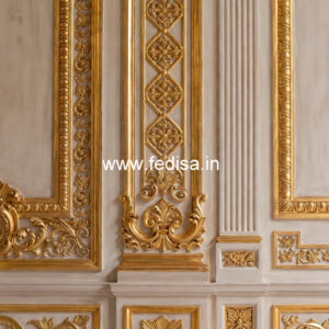 Heritage Wall Style Wooden Pop Design For Hall No-7043